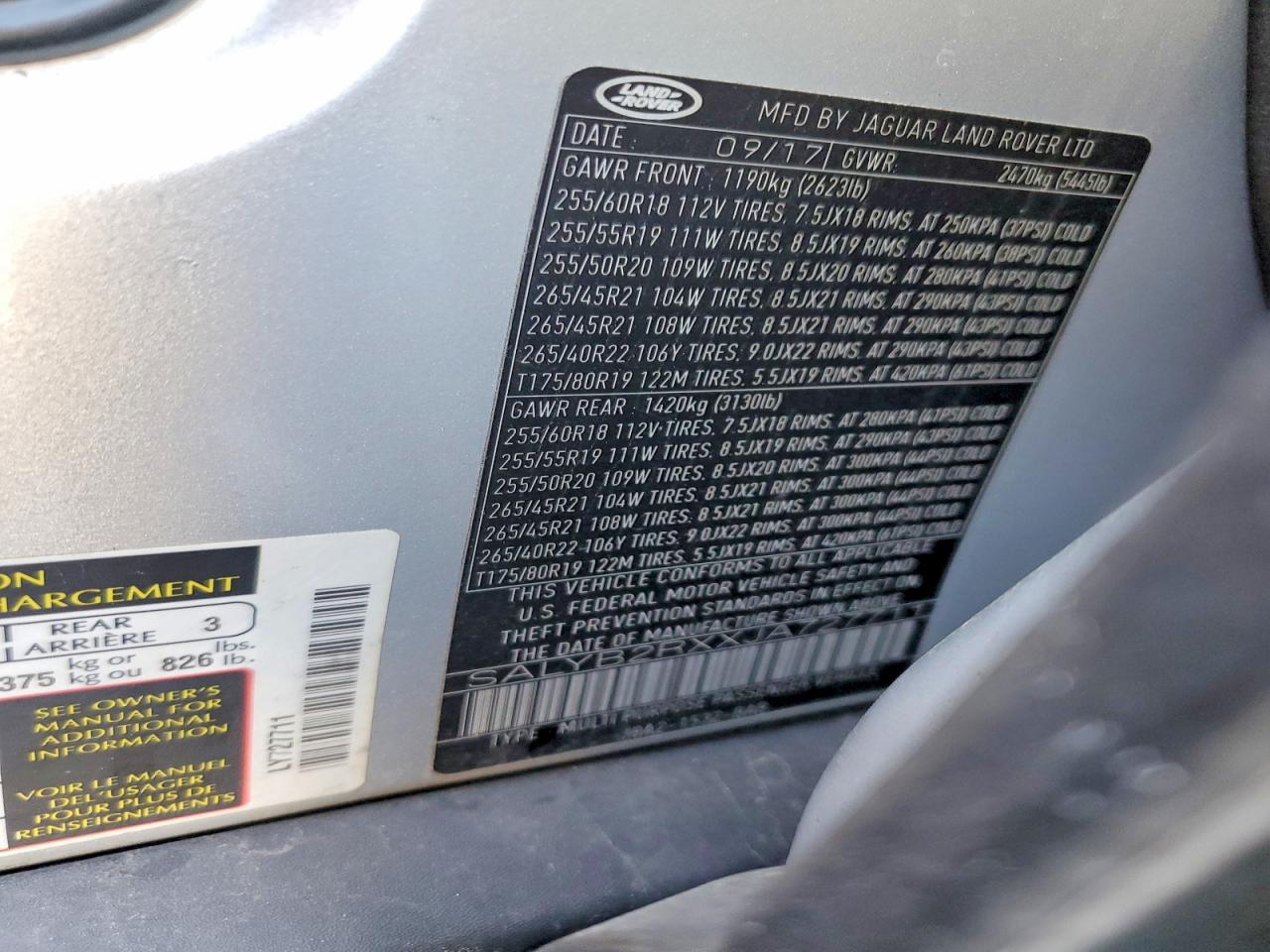 2018 Land Rover Range Rover Velar s