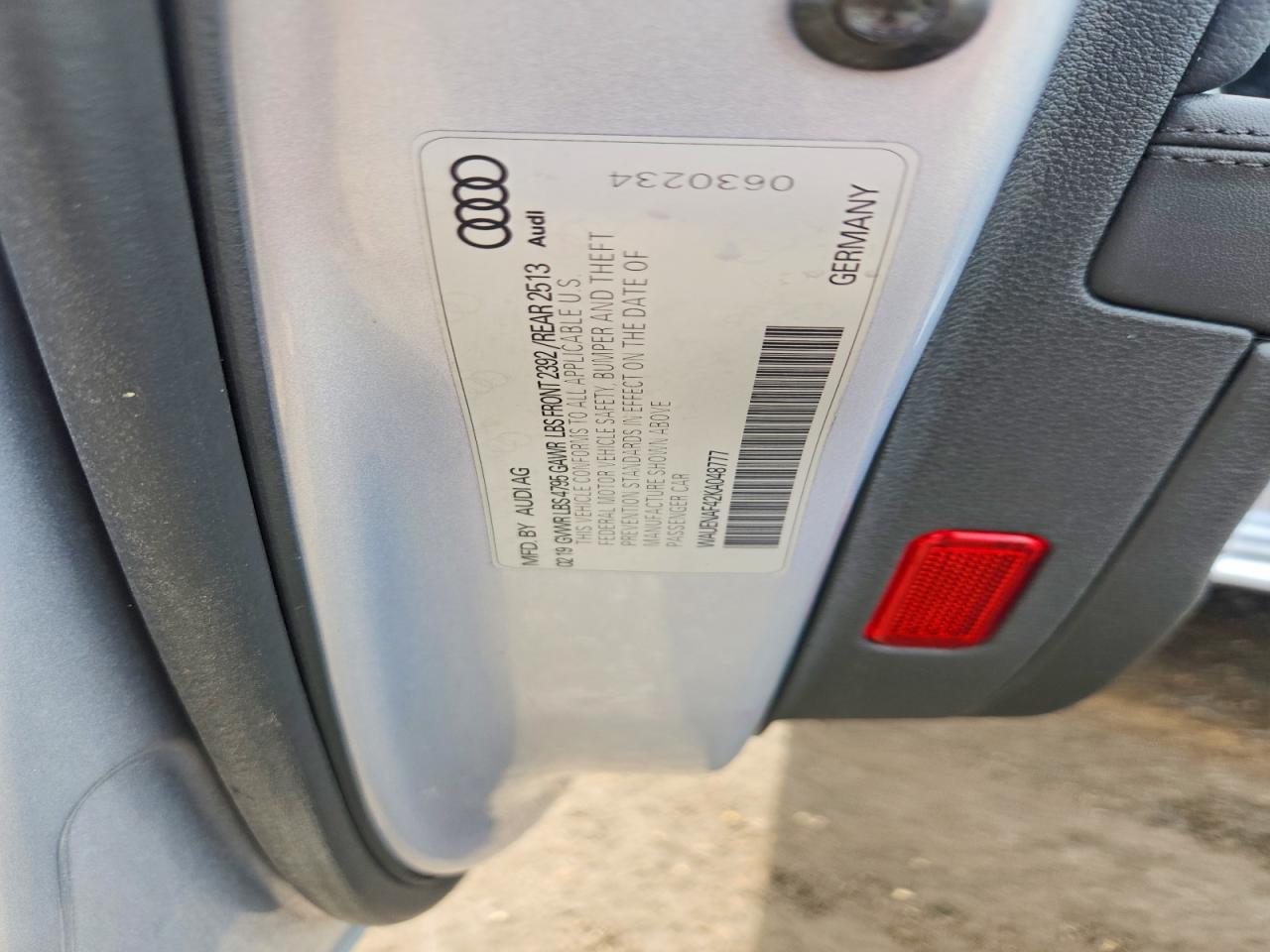 2019 Audi A4 Premium Plus