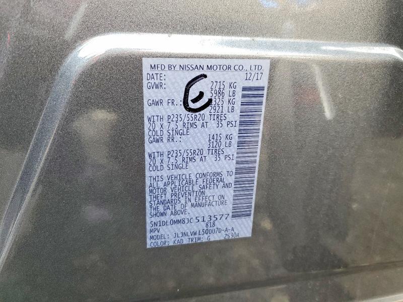 2018 Infiniti Qx60 Base