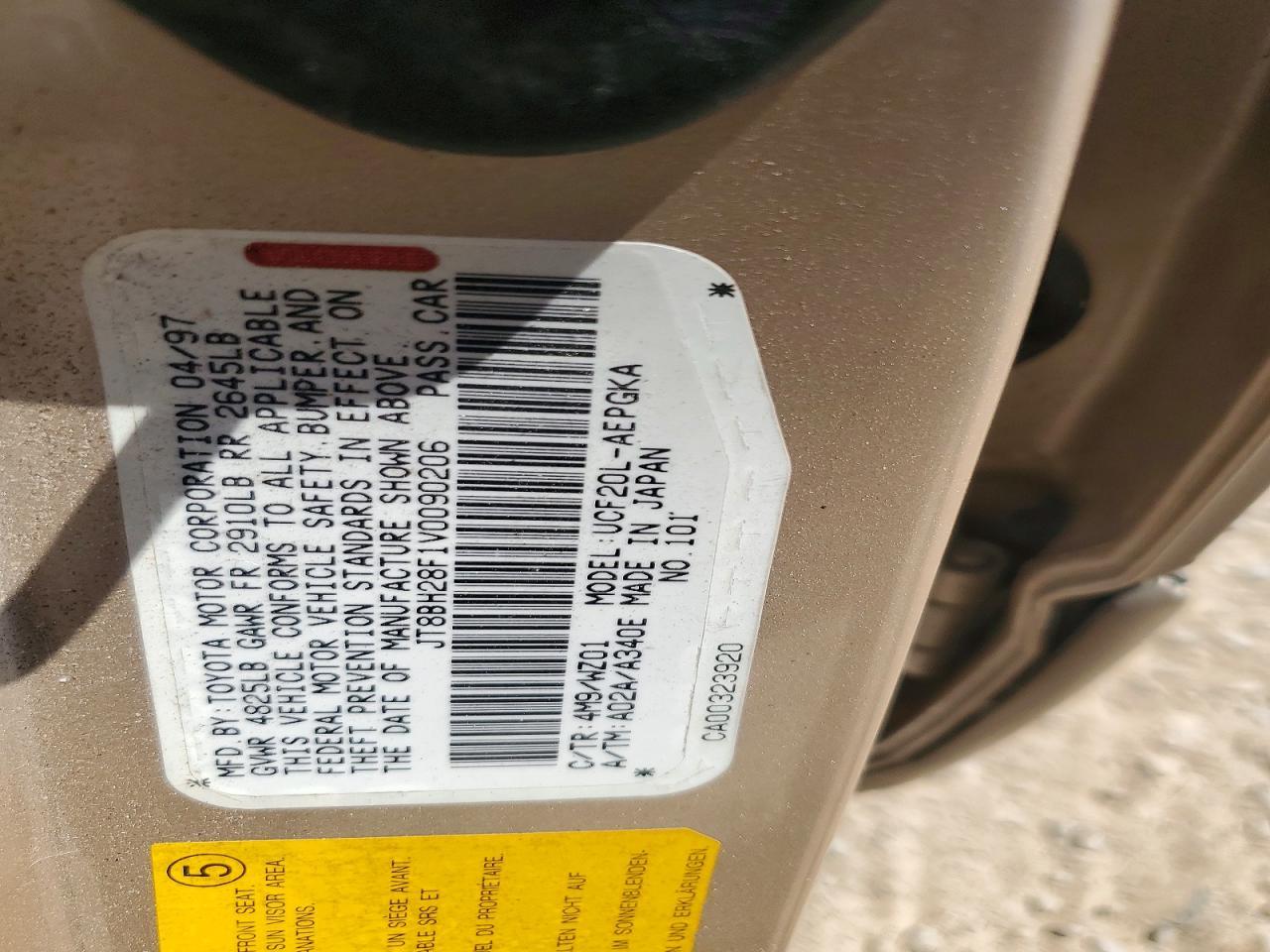 1997 Lexus Ls 400 Base