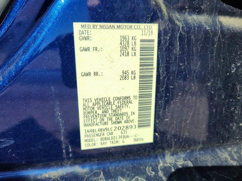 2020 Nissan Altima 2.5 s