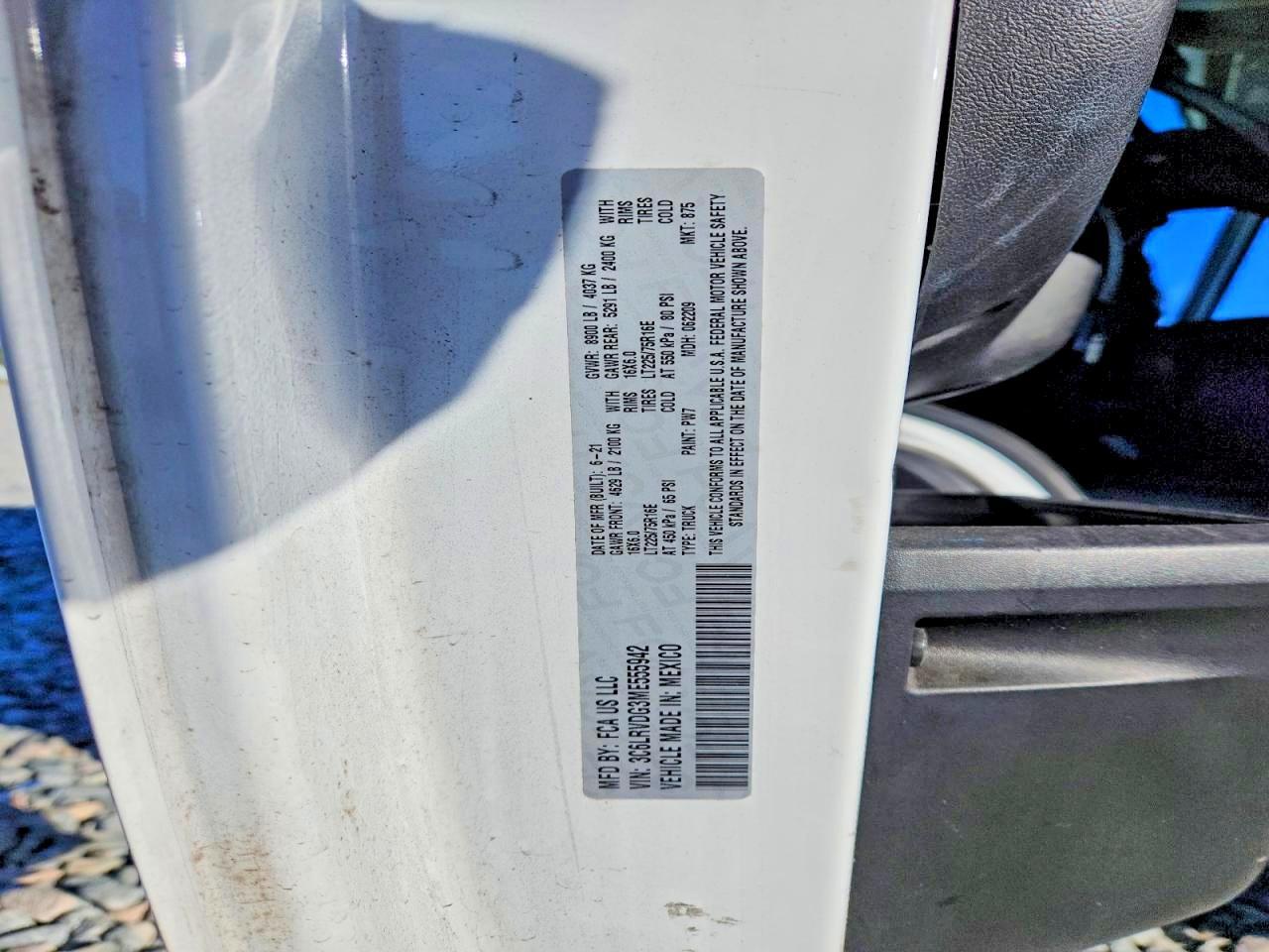 2021 Dodge RAM Promaster 2500 2500 High