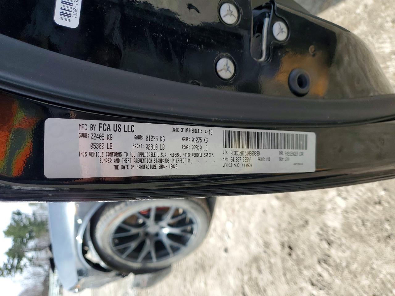 2018 Dodge Challenger r