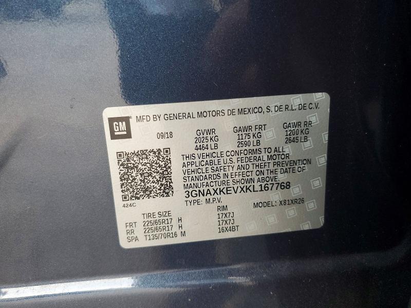2019 Chevrolet Equinox lt