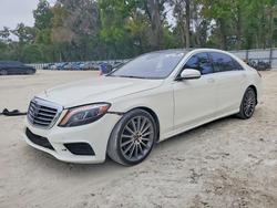 Vehiculos salvage en venta de Copart Ocala, FL: 2016 Mercedes-Benz S 550