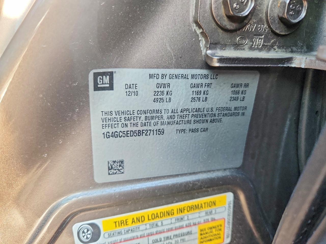 2011 Buick Lacrosse cxl