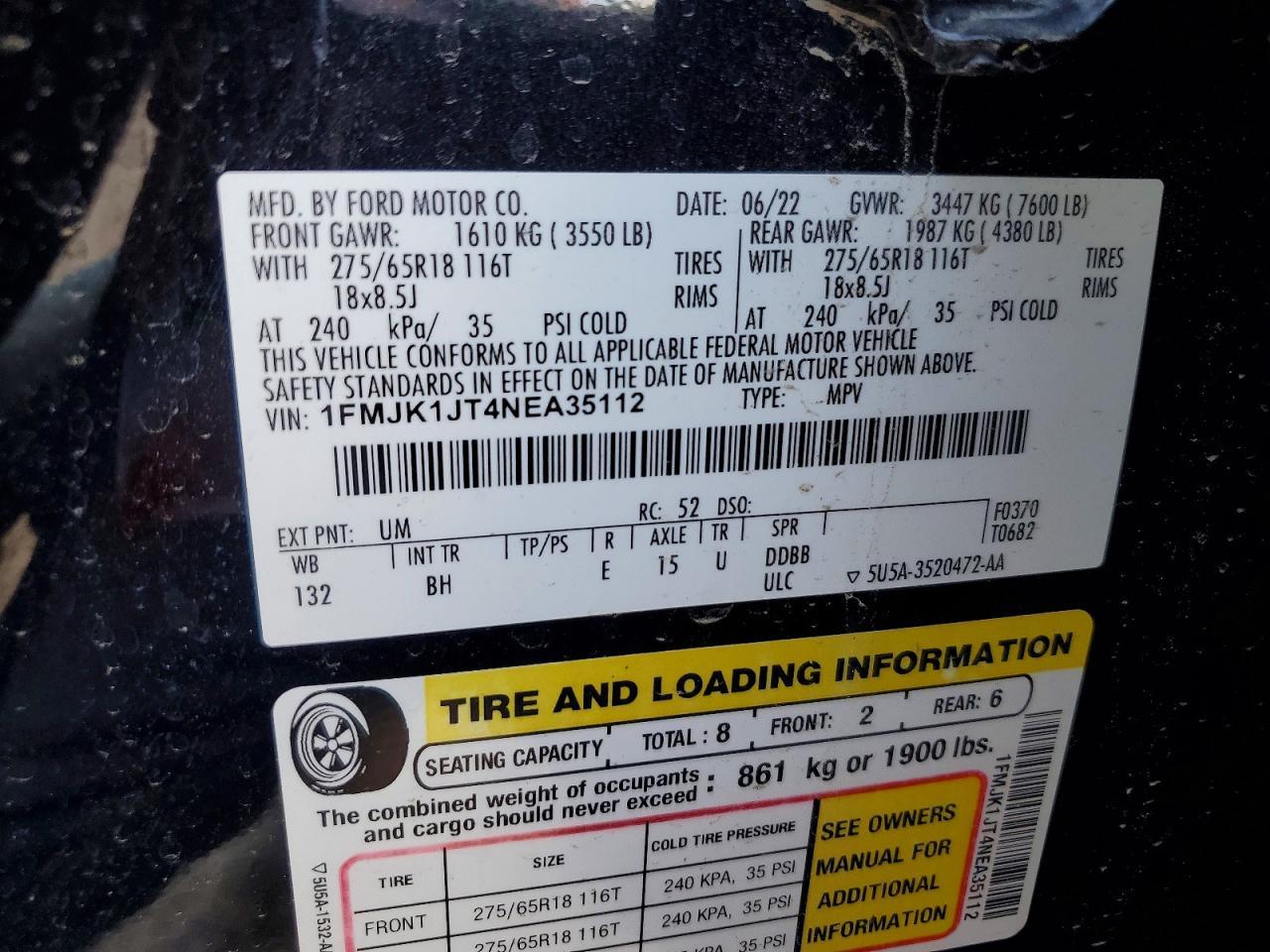 2022 Ford Expedition max xlt