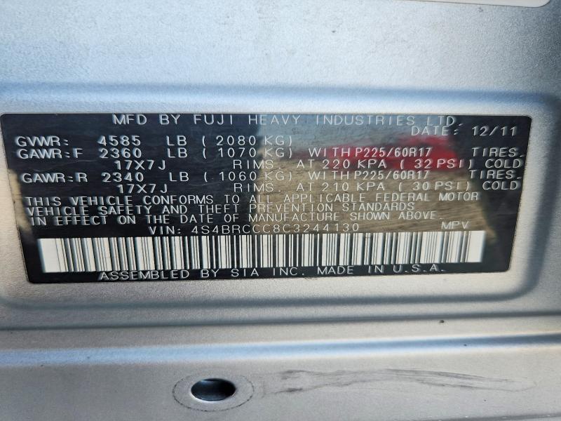 2012 Subaru Outback 2.5i Premium