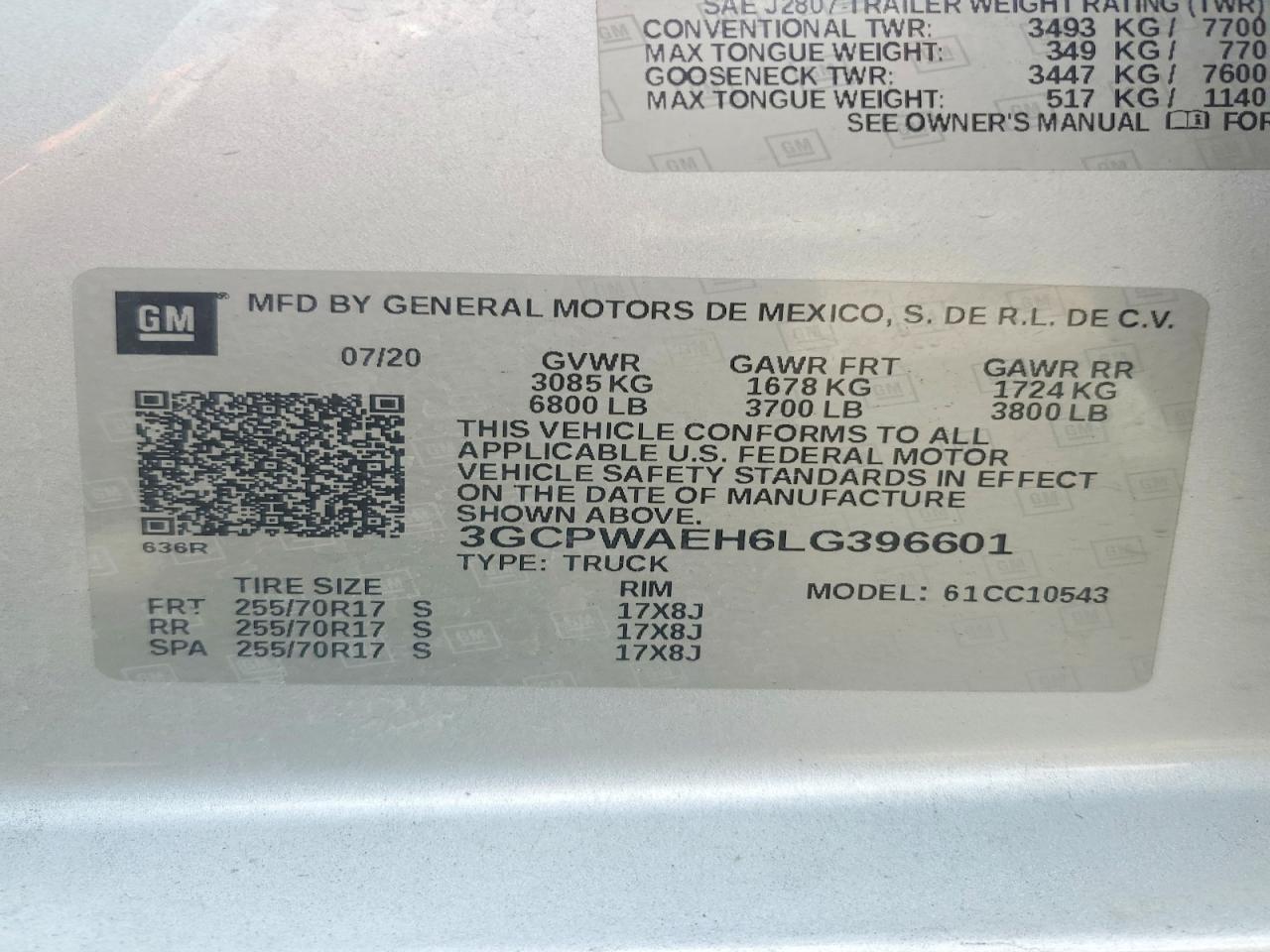 2020 Chevrolet Silverado C1500