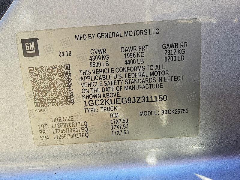 2018 Chevrolet Silverado K2500 Heavy Duty