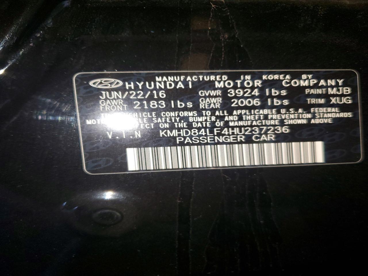 2017 Hyundai Elantra Value Edition