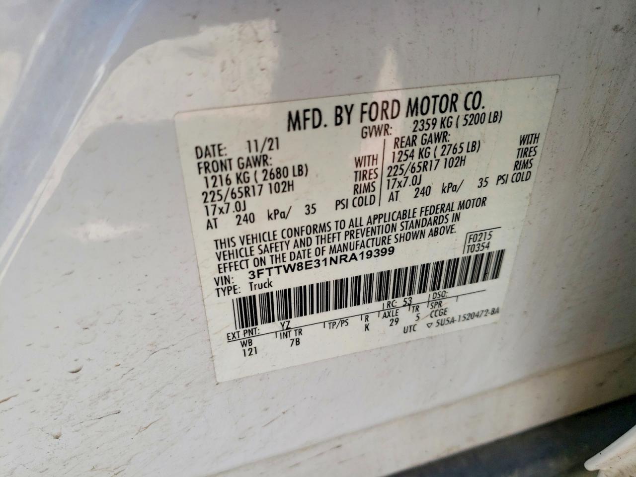 2022 Ford Maverick XL