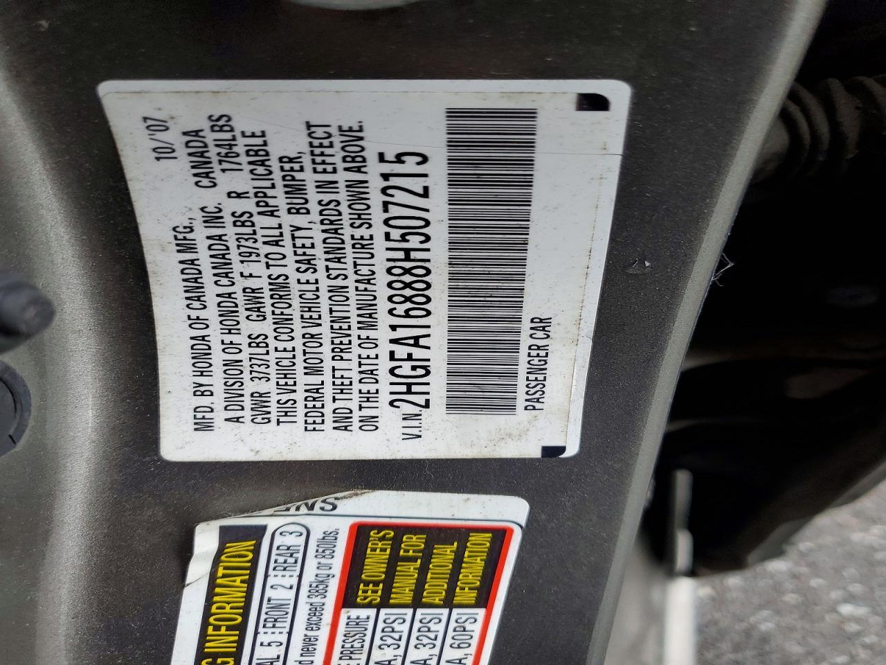 2008 Honda Civic ex