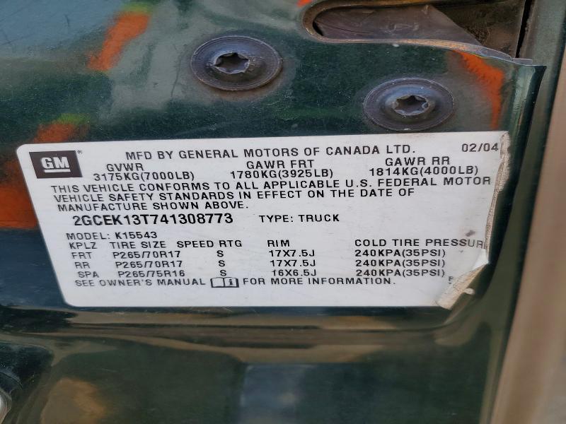 2004 Chevrolet Silverado K1500