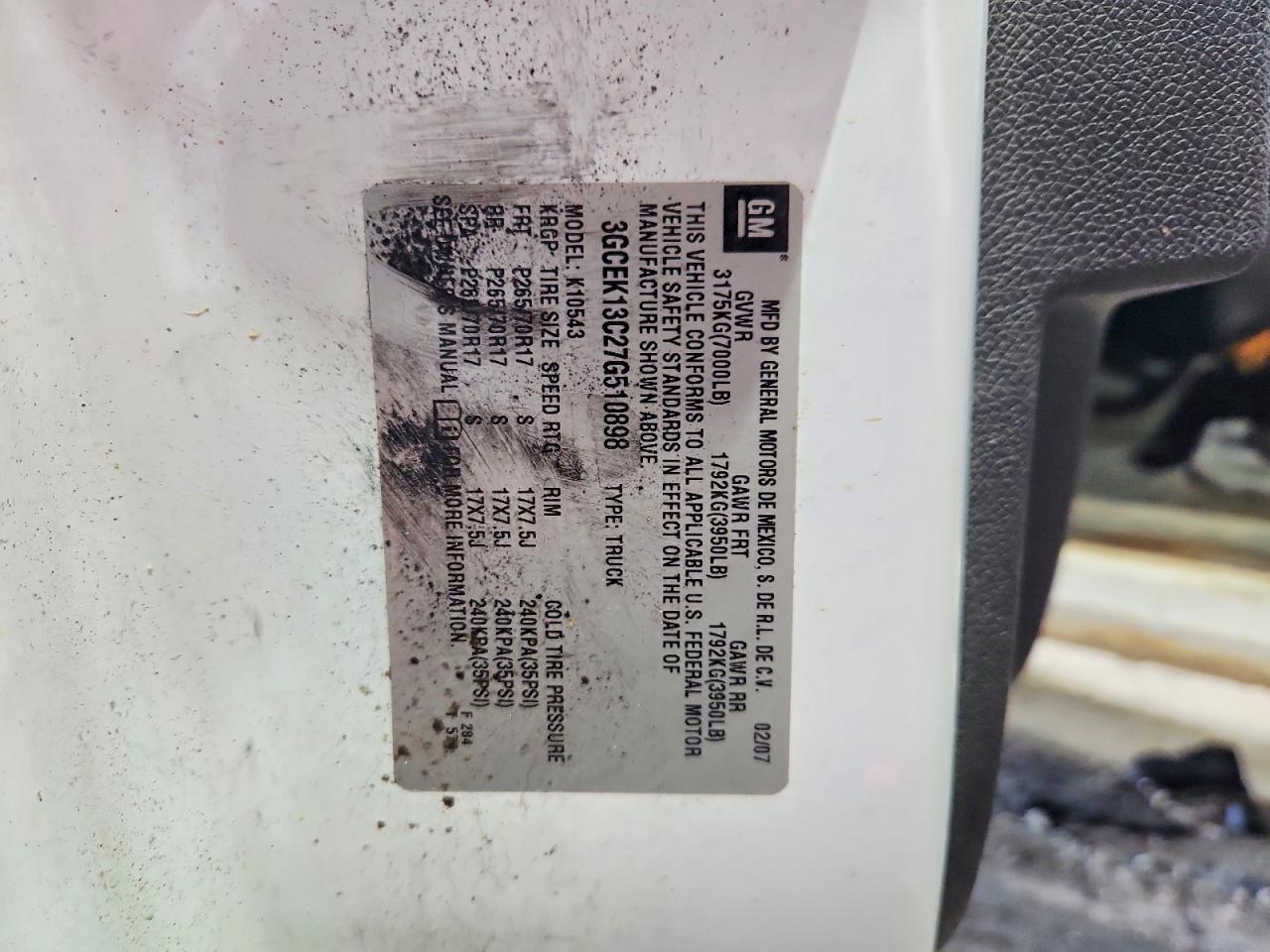 2007 Chevrolet Silverado K1500 Crew Cab