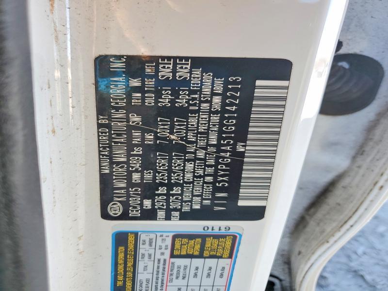 2016 KIA Sorento lx V6