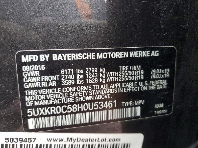 2017 BMW X5 Xdrive35i