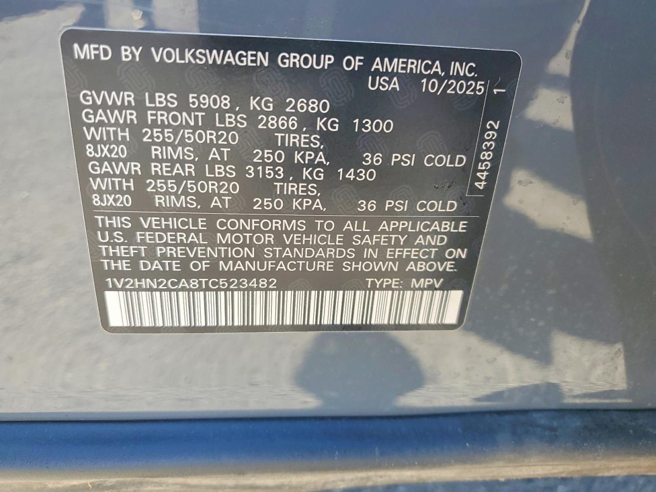 2026 Volkswagen Atlas se