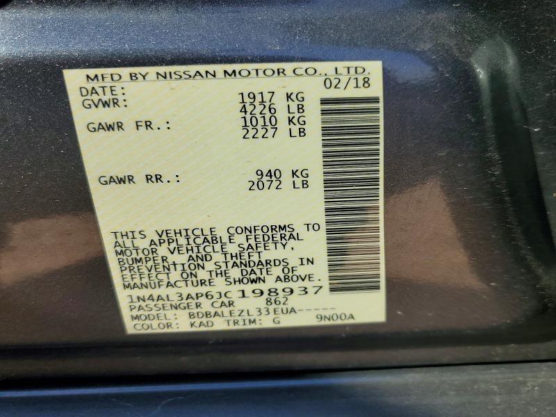 2018 Nissan Altima 2.5 s