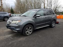 Acura mdx salvage cars for sale: 2007 Acura Mdx Sport