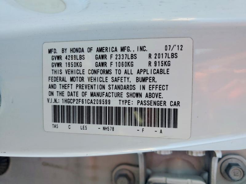 2012 Honda Accord se