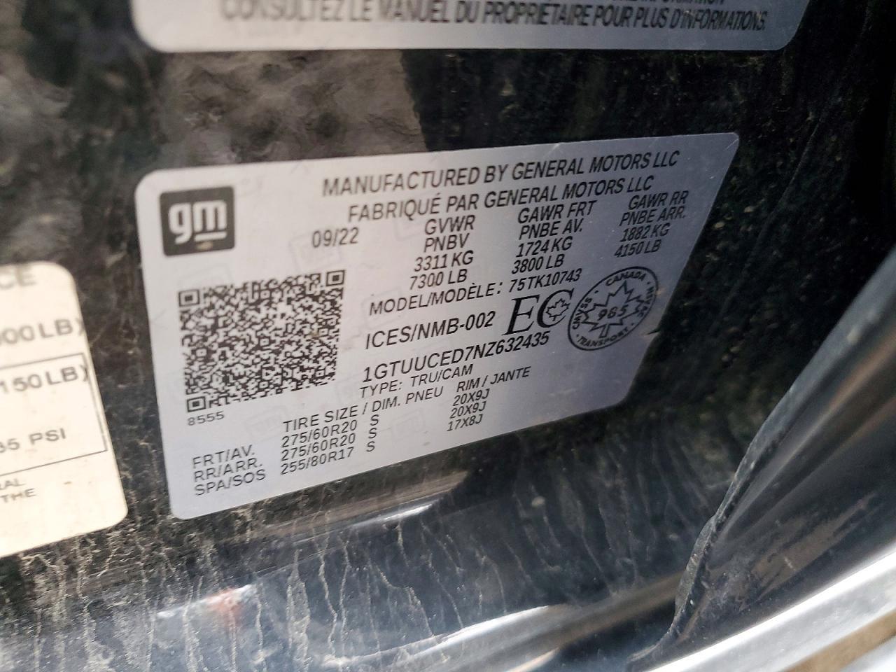 2022 GMC Sierra K1500 Elevation