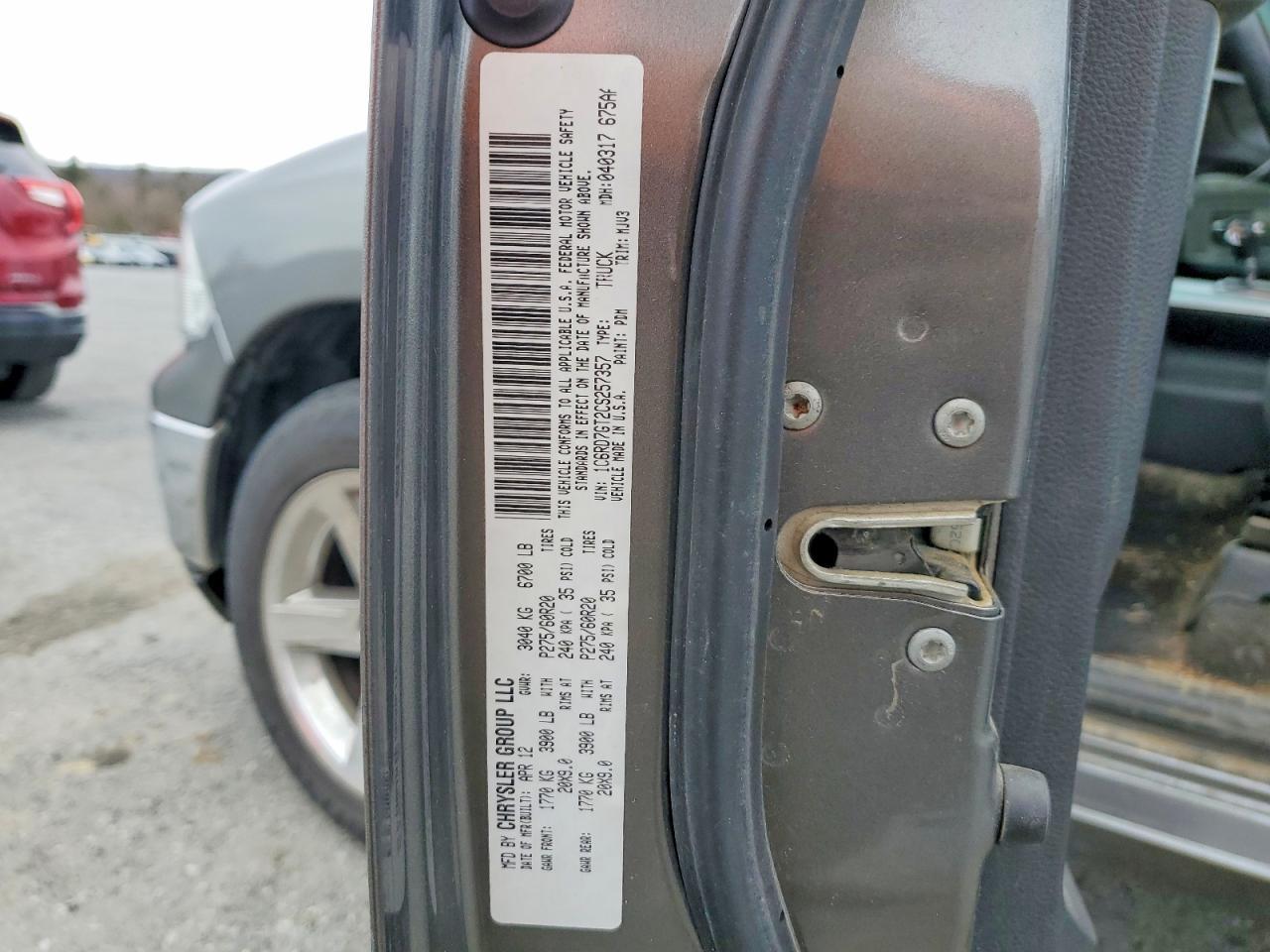 2012 Dodge RAM 1500 SLT