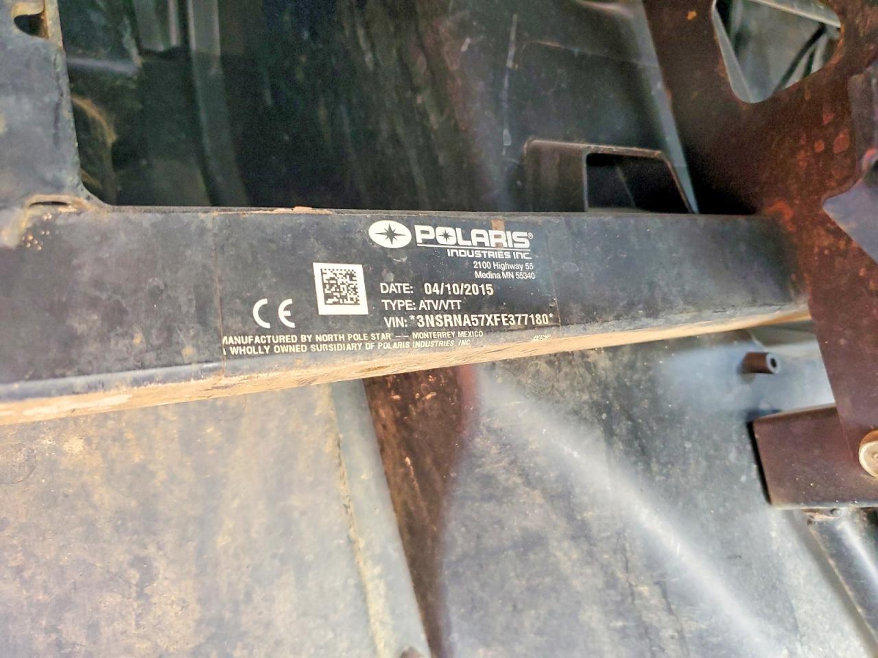 2015 Polaris Ranger Utility Vehicle