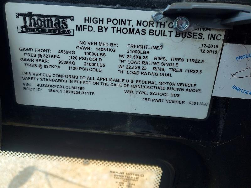 2020 Freightliner Chassis B2B