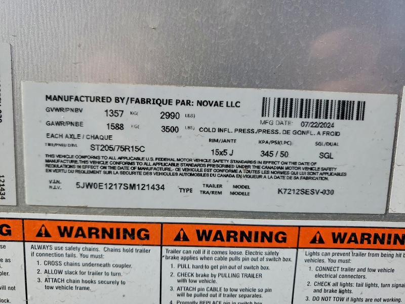 2025 Look K7212SESV-030 Enclosed Cargo Trailer