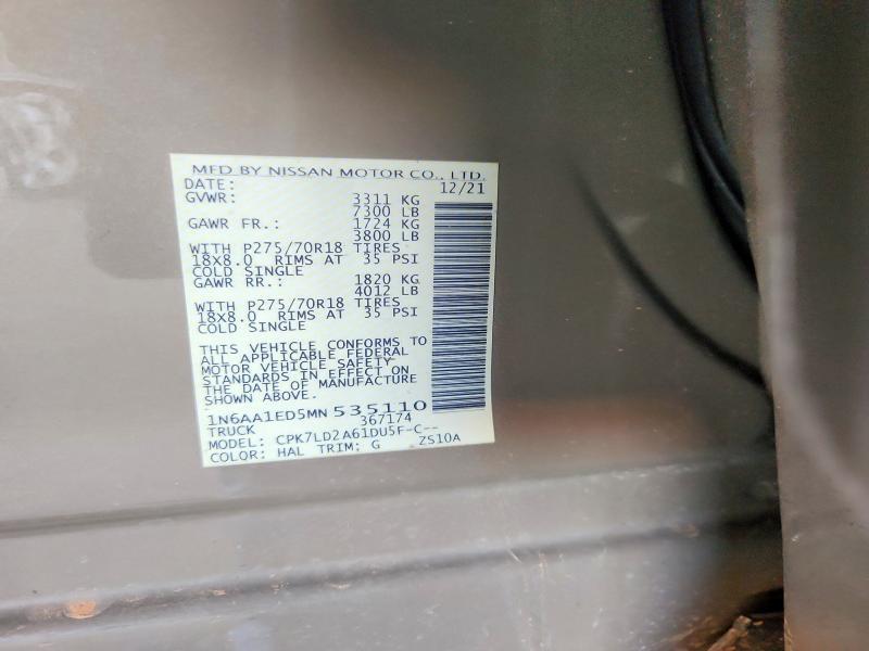 2021 Nissan Titan PRO-4X