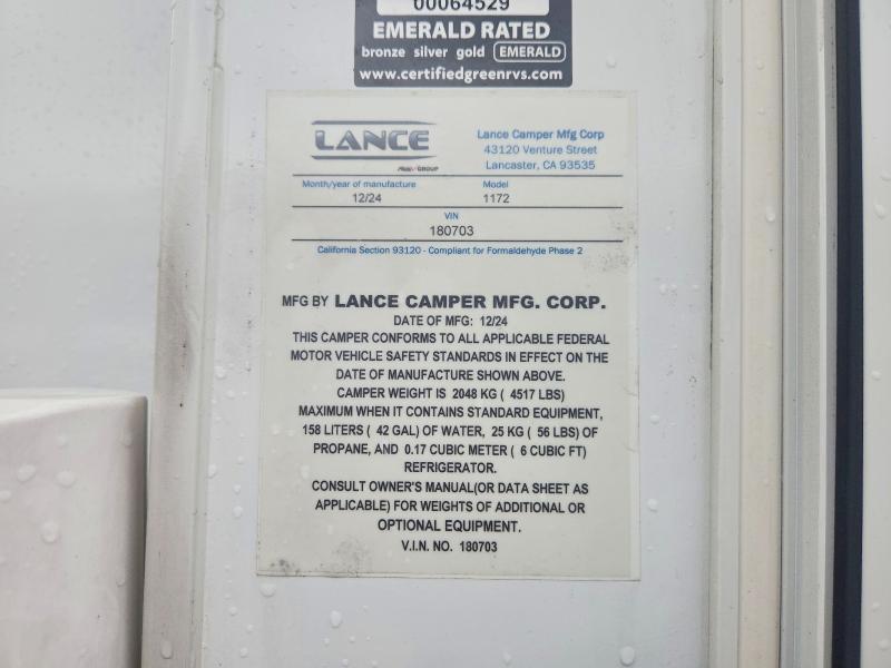 2025 Lance Trailers-Slide-IN Camper