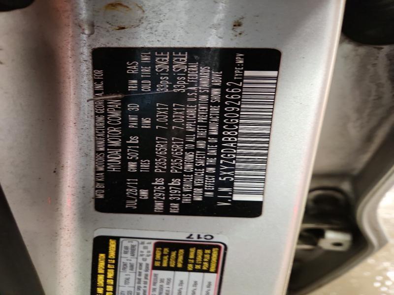 2012 Hyundai Santa fe gls