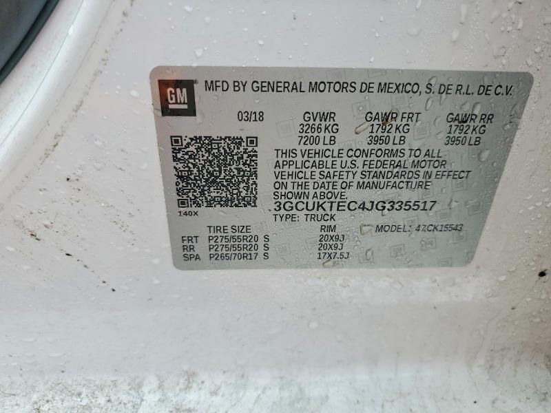 2018 Chev C1500 Silverado