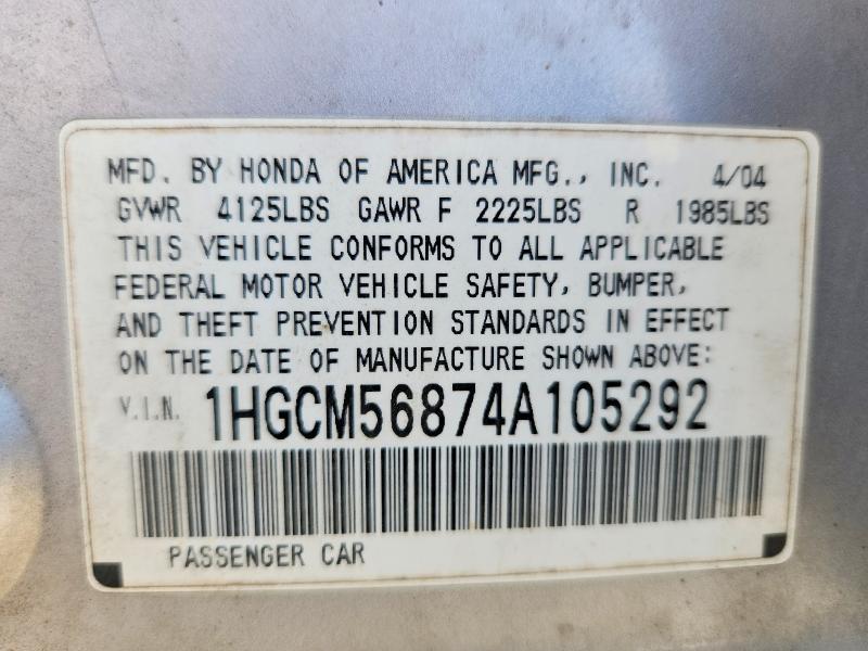 2004 Honda Accord ex