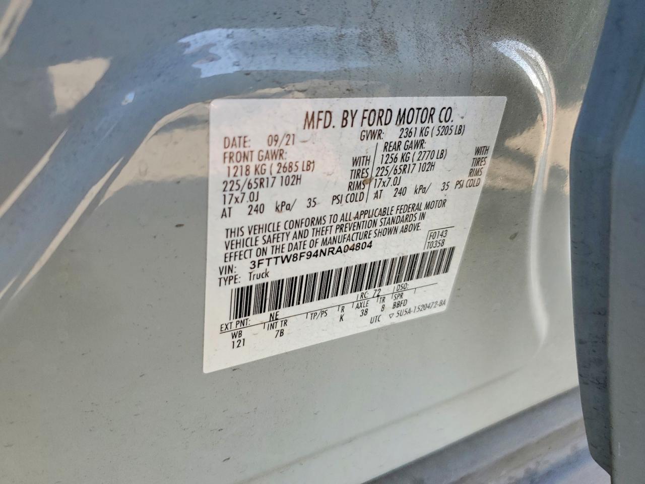 2022 Ford Maverick XL