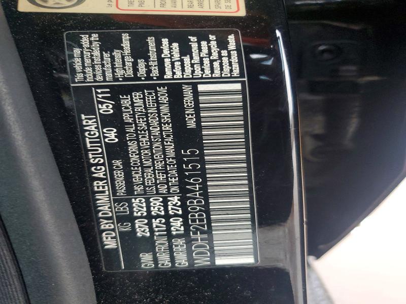 2011 Mercedes-Benz E