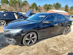 Salvage cars for sale from Copart Mendon, MA: 2016 Honda Civic Touring