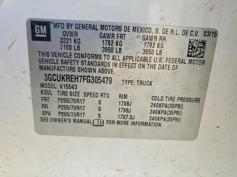 2015 Chevrolet Silverado K1500 LT