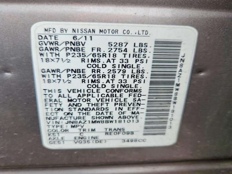 2011 Nissan Murano s