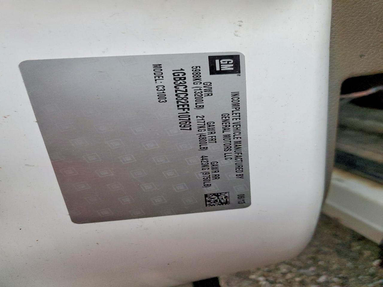 2014 Chevrolet Silverado Utility / Service Truck