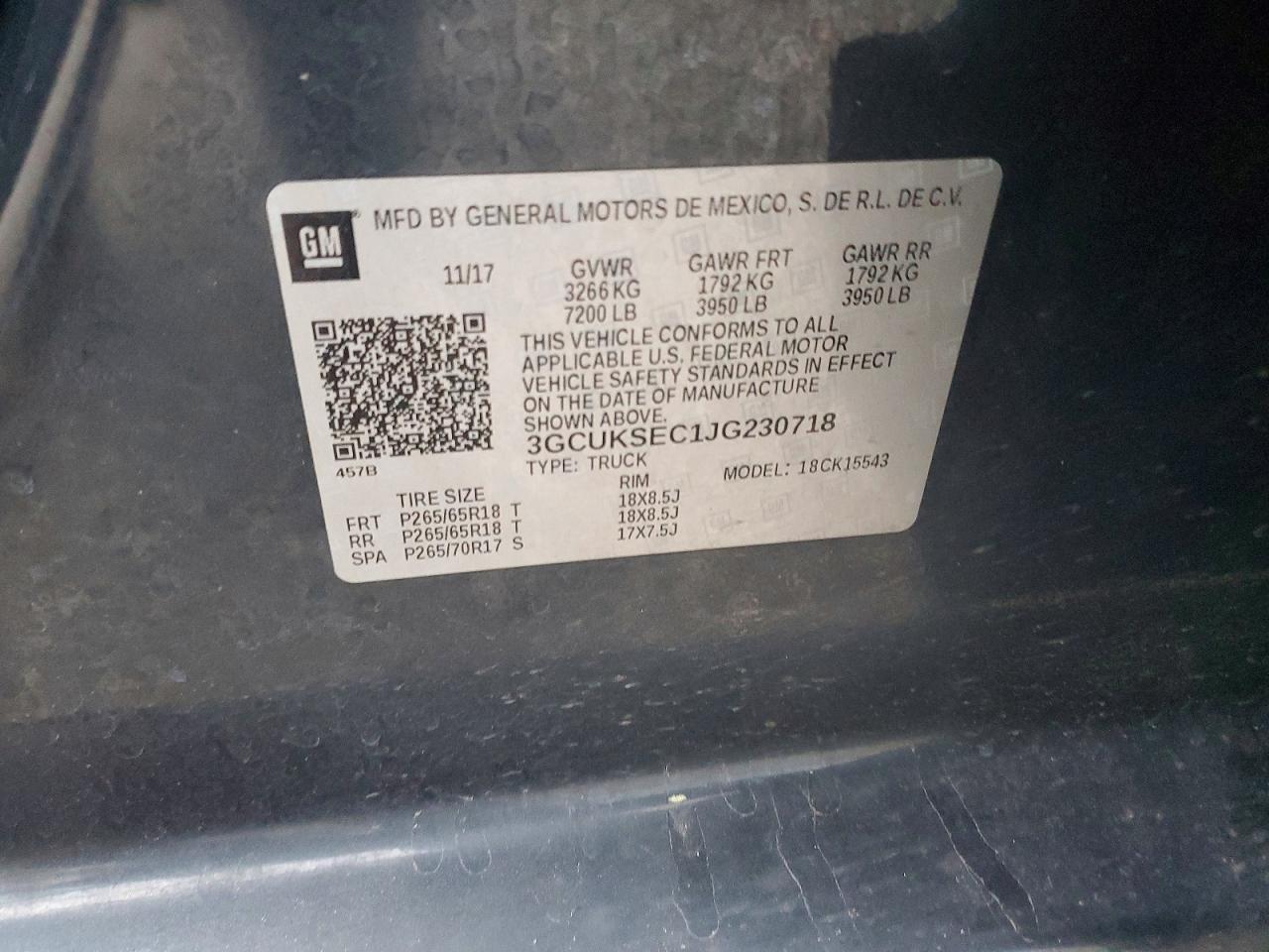 2018 Chevrolet Silverado K1500 LTZ
