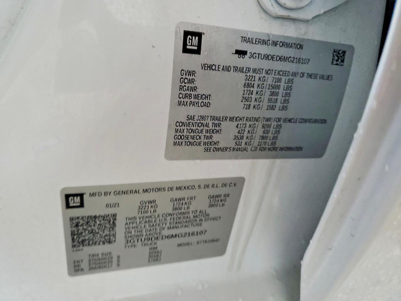 2021 GMC Sierra K1500 SLT