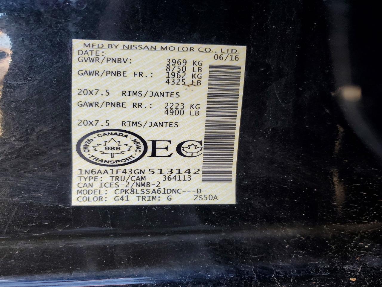 2016 Nissan Titan XD S