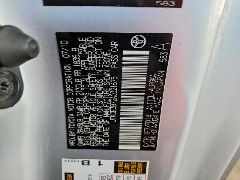 2010 Scion Tc Base