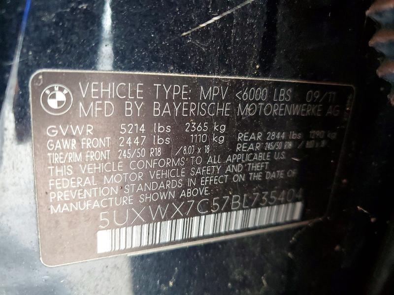 2011 BMW X3 Xdrive35i