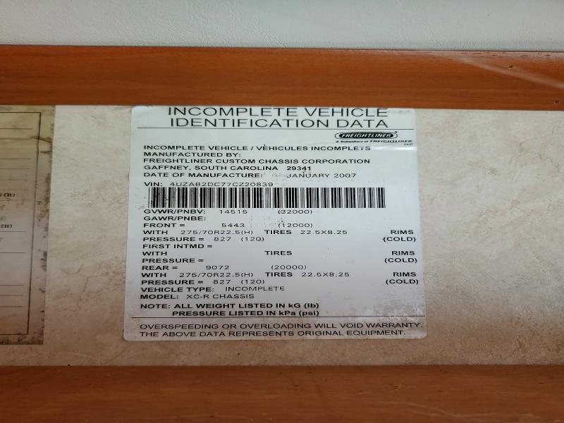 2007 Freigliner 2007 Freightliner RV