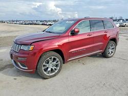 Jeep salvage cars for sale: 2017 Jeep Grand Cherokee Summit