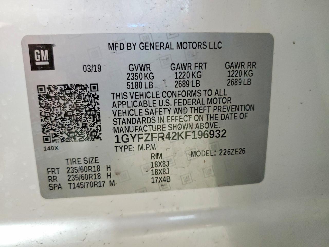 2019 Cadillac XT4 Sport