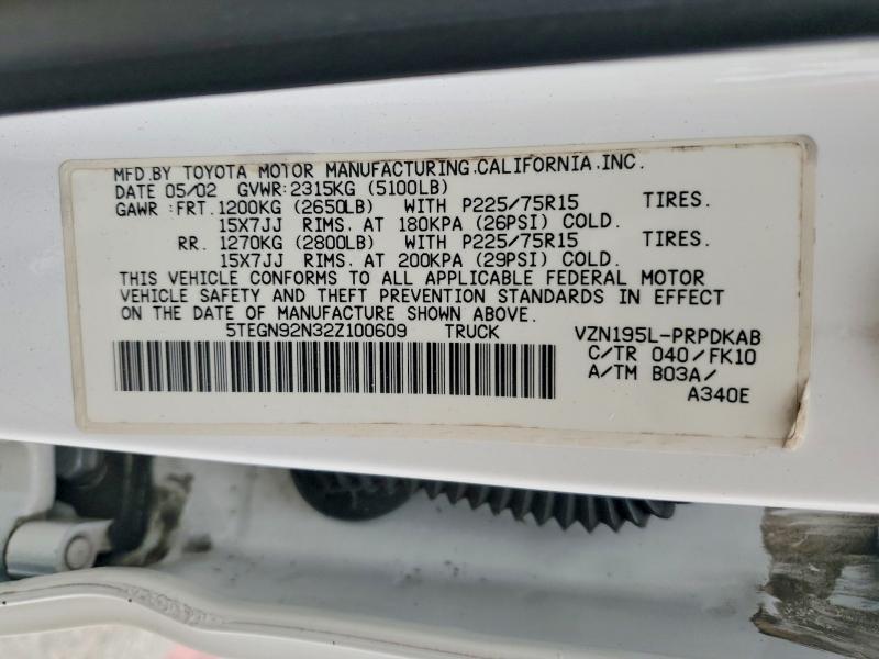 2002 Toyota Tacoma Prerunner V6